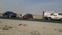ثلاثة جرحى في حادث سير على طريق أكجوجت
