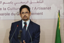 الوزير الناطق الرسمي باسم الحكومة الموريتانية محمد الأمين ولد الشيخ (أرشيف)